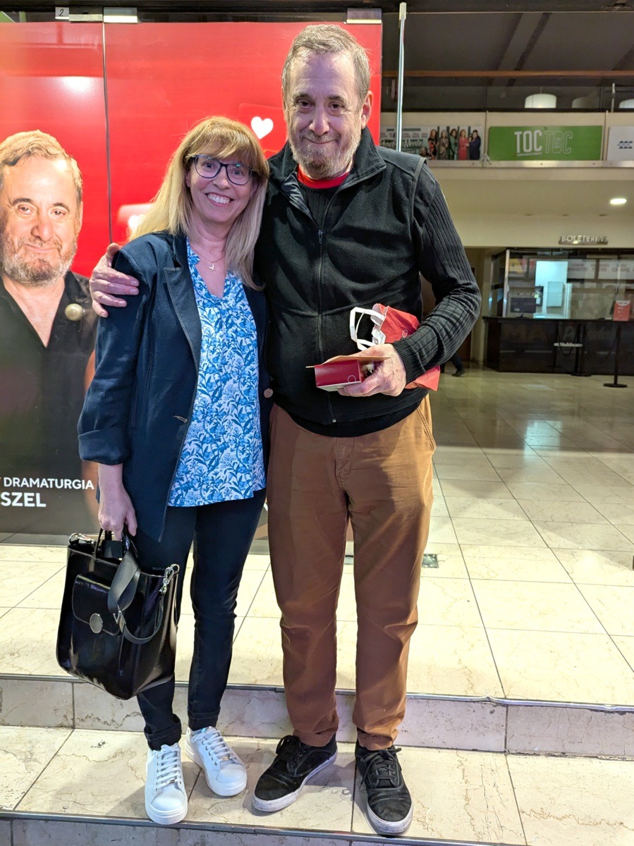 La Dra. Sandra Laham junto a Alejandro Awada